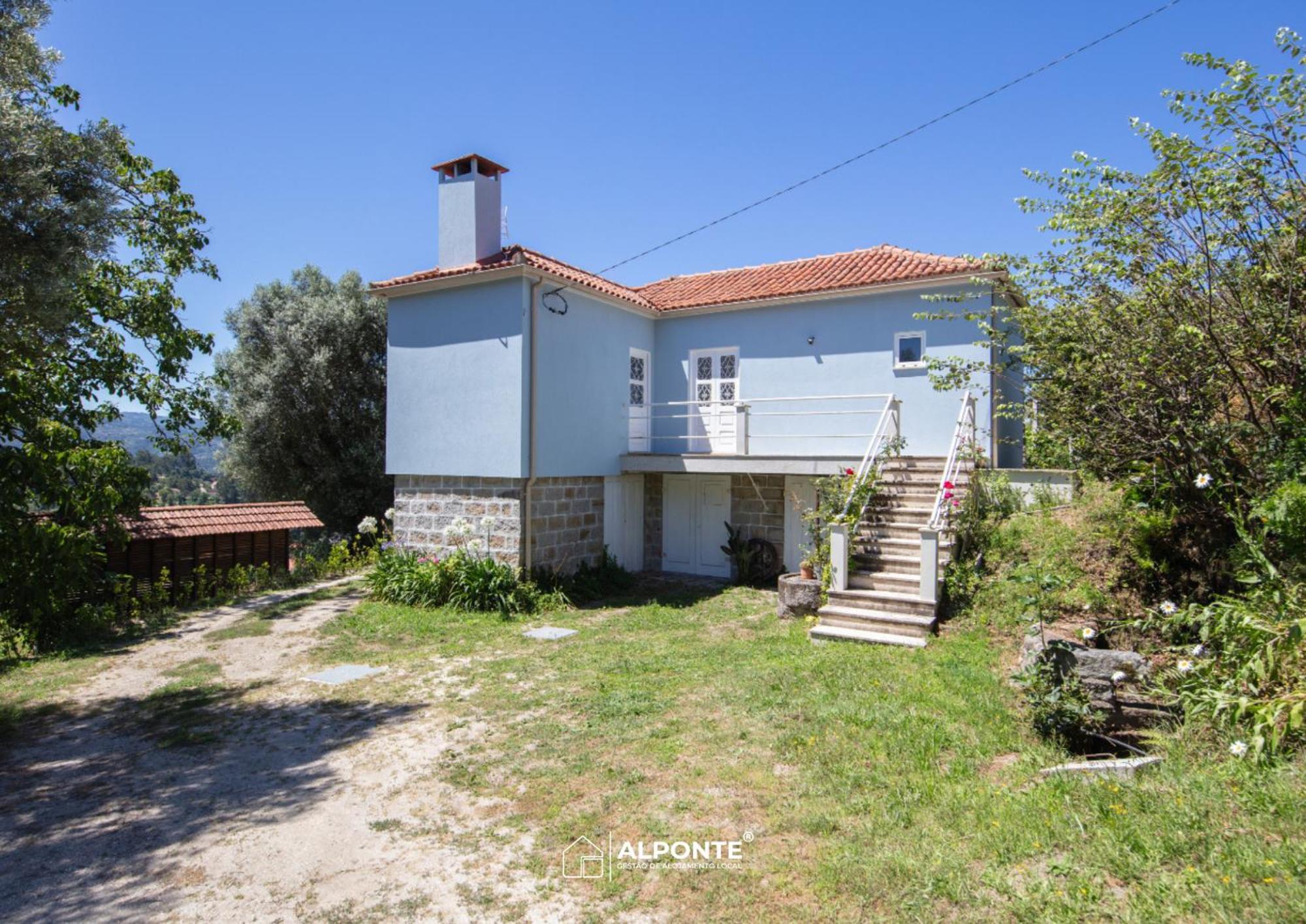 Quinta Da Costeira - Casa Azul Do Limoal By Alponte Villa Arcos de Valdevez Bagian luar foto